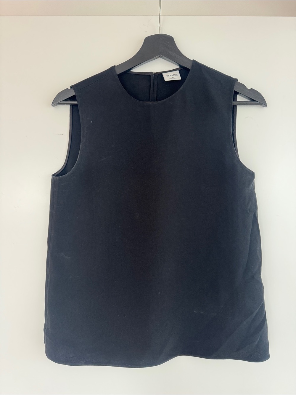 Babaton Black Sleeveless Shell